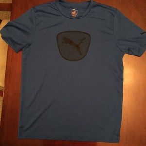Blue puma shirt